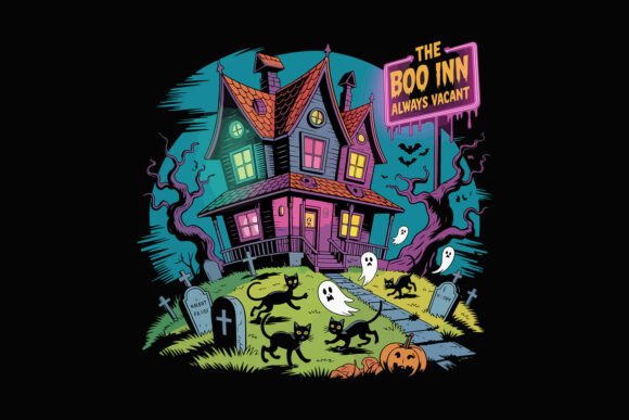 Download Spooky Vibes Halloween T-Shirt Design - Spooky Collection