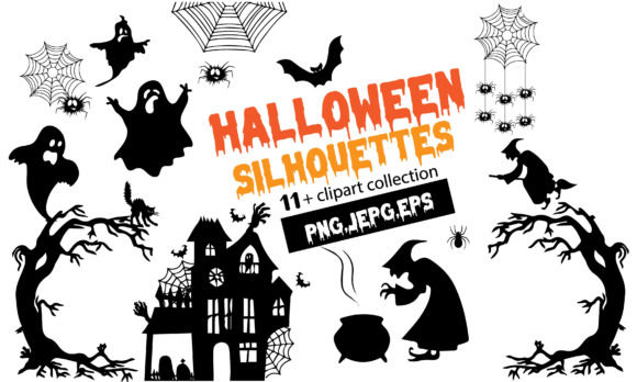 Download Halloween Spooky Silhouettes - Silhouette Collection
