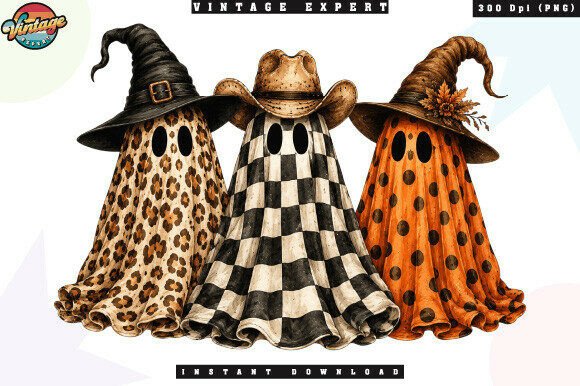 Download Spooky Ghost Friends Halloween PNG - Spooky Collection