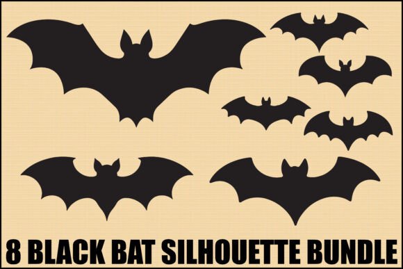 Download Black Bat Silhouette Bundle - Silhouette Collection