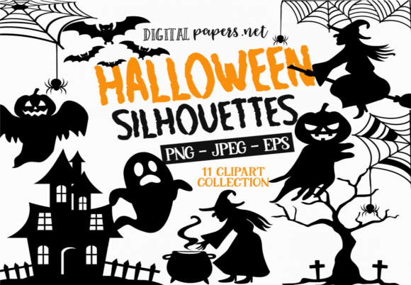 Download Halloween Spooky Silhouettes - Silhouette Collection