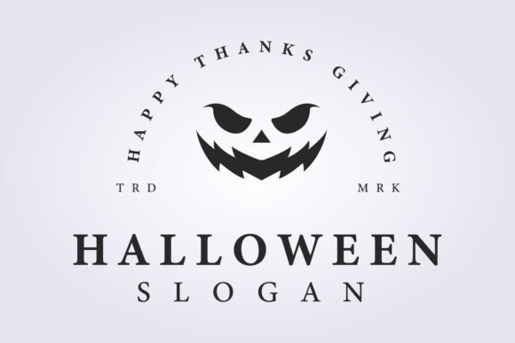 Download Silhouette Halloween Face Logo Vector - Silhouette Collection