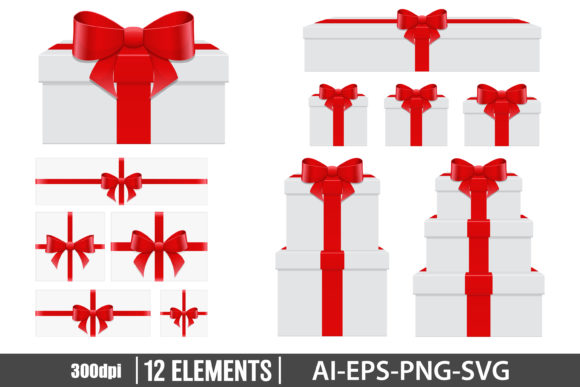 Download Present Box Clipart Set - Premium Bundle