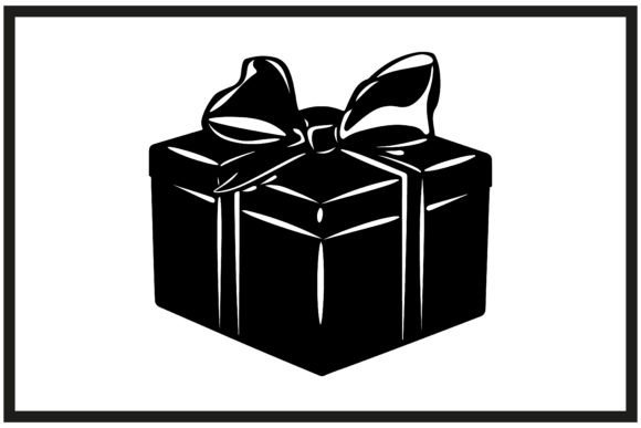 Download Birthday Present Silhouette Vector - Silhouette Collection