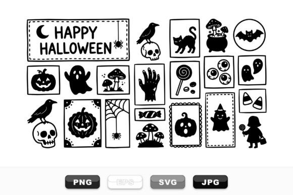 Download Spooky Halloween Clipart Set - Spooky Collection