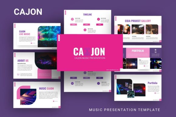 Download Presentation Template - Cajon - Present Collection